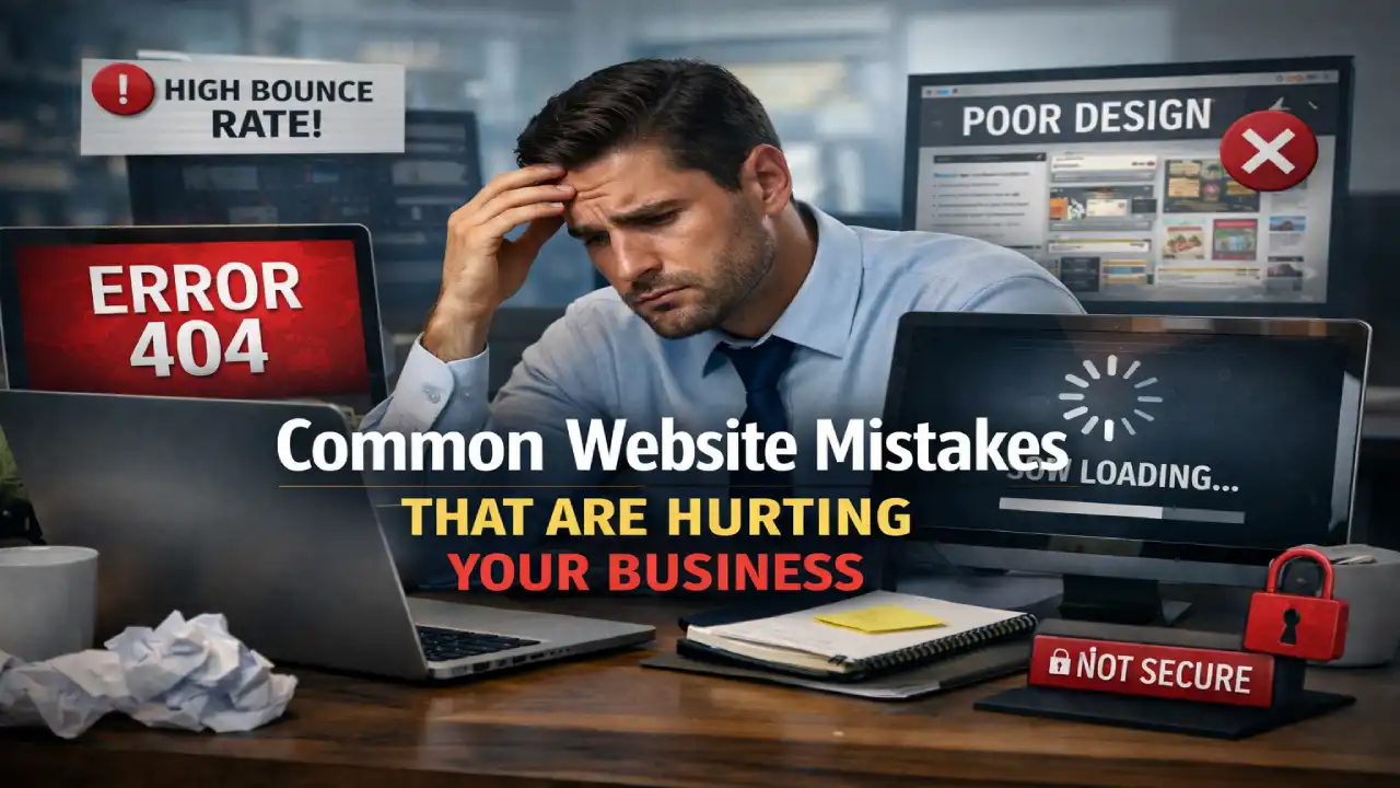 Common Website Mistakes That Are Hurting Your Business